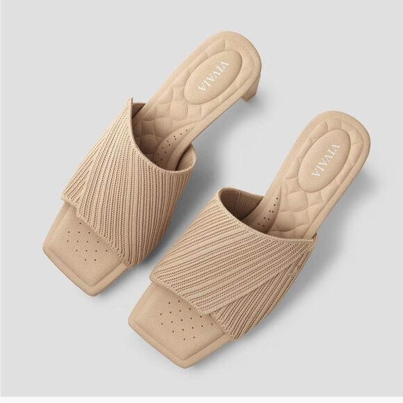 Vivaia Square-Toe Block Heel Sandals - Picture 13 of 16